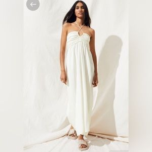 H&M tie detail dress